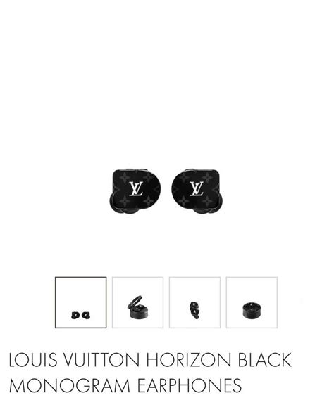 Louis Vuitton black headphones